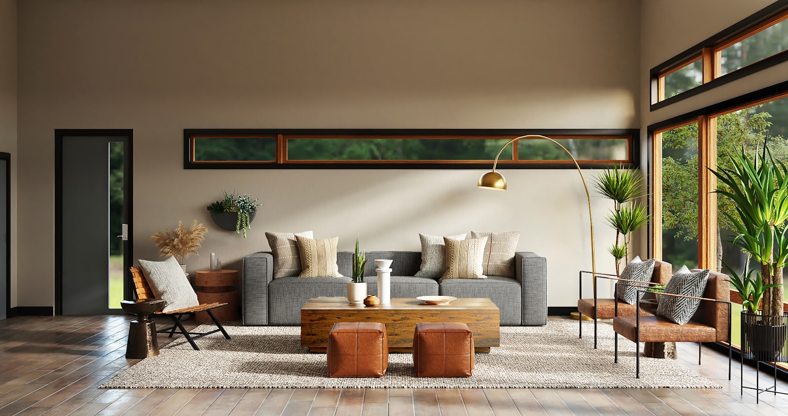 Colourful modern interior